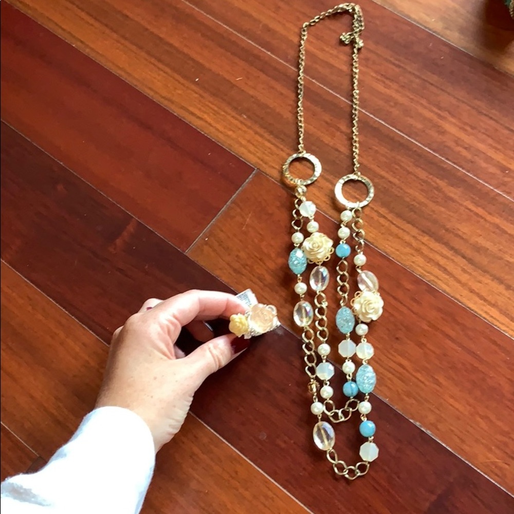 necklace and ring set